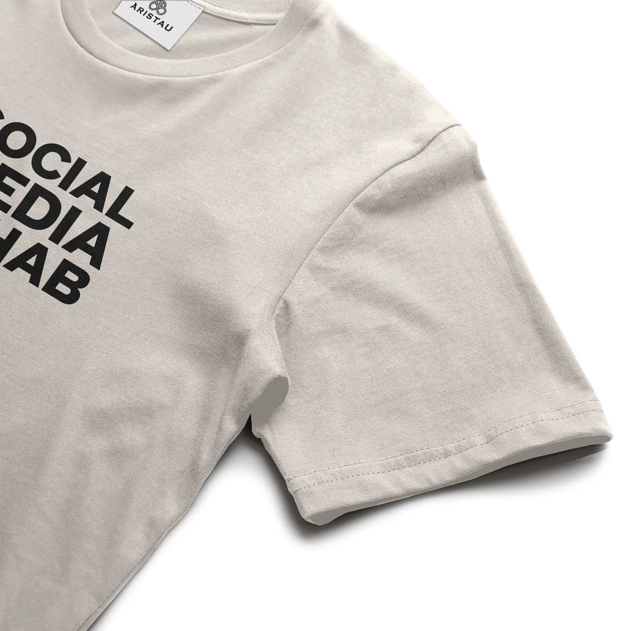 SOCIAL MEDIA REHAB — ECRU / BLACK