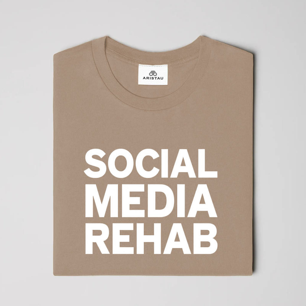 SOCIAL MEDIA REHAB — SAND / WHITE VINTAGE